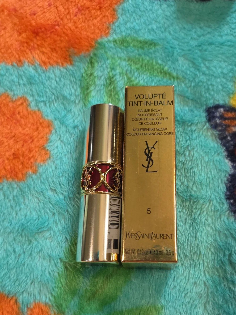 Yves Saint Laurent YSL Volupté Tint-in-Balm 5 Dare Me Plum NIB